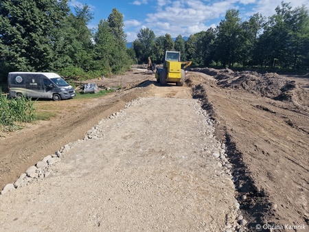 Izgradnja protipoplavnega nasipa Šmarca–Nožice, t. i. etapa 1 (9)